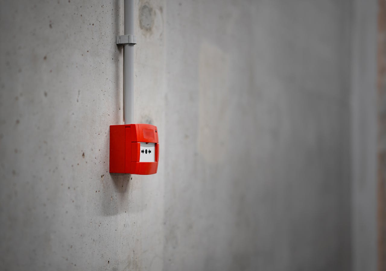 Emergency red button.